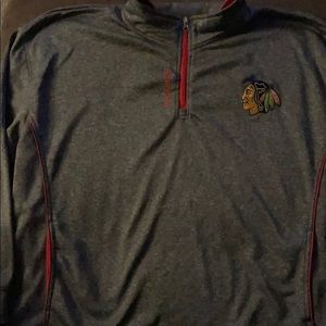 Black Hawks Quarter Zip